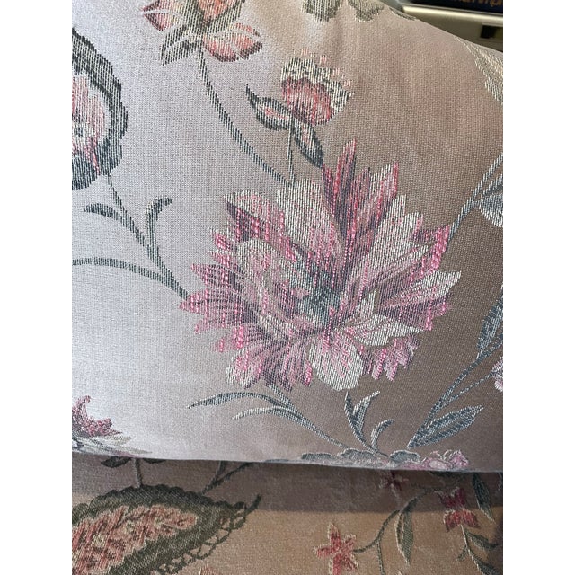 Drawing/Sketching Materials Vintage 1980s Henredon Schoonbeck Pastel Boudoir Loveseat Settee Sofa For Sale - Image 7 of 11