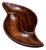 Serving Tray With Shape of Leaf in Rosewood, Unknown, 1960s For Sale