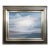 Mid-Century Modern 'Veils of Light' Swedish Original Abstract Surrealist Landscape Oil Painting, Framed For Sale