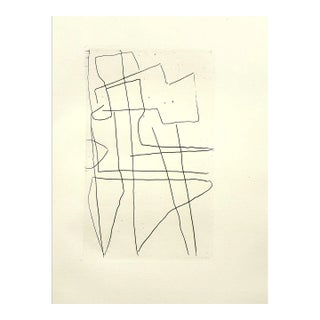 André Lanskoy - Composition - Original Etching 1960 For Sale