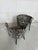 Italian design | newly upholstered in zebra velvet | sculptural statement piece design giorgetti italy 1980s h 78cm w...