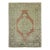 Zabihi Collection Terracotta Antique Turkish Oushak Scatter Rug - 3'10" x 5'2" For Sale
