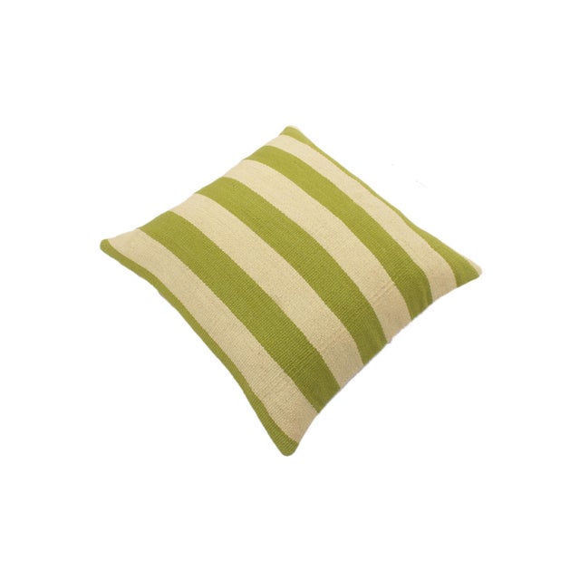 Vintage Lawler Hand-Woven Kilim Pillow For Sale - Image 4 of 10