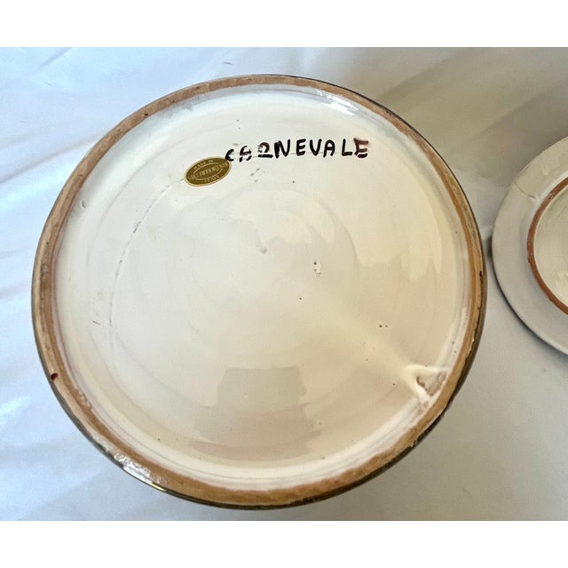 1980s La Musa Hand Painted Italian Cookie Jar for Saks Fifth Avenue For Sale In Dallas - Image 6 of 11