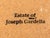 Wood Joseph Gardella Geometric Composition Oil For Sale - Image 7 of 7
