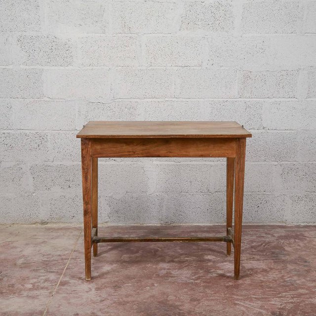Wood Folding Writing Table in Wood For Sale - Image 7 of 15