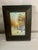 An exquisite miniature ( only 3.5 inches in width and 4.75 inches in height)Impressionist landscape painting depicting a...