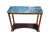 Late 20th Century Vintage Regency-Style Console Table With Green Marble Top Attributed to Bombay Company For Sale - Image 5 of 12