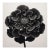 20' X 20' 'Heliotropium' Flower - Black and White Limited Edition Botanical Floral Photograph Print, Unframed For Sale