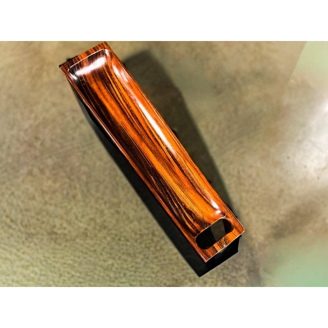 Auburn Sculptural Brazilian Rosewood Decorative Tray by Tropic Art, 1960s For Sale - Image 8 of 12