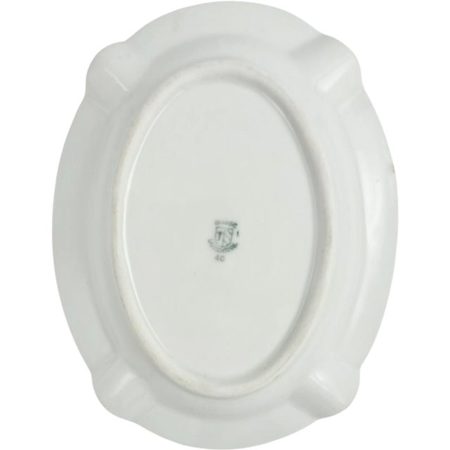 Vintage Champagne Strub Épernay Tiger Ceramic Ashtray For Sale - Image 4 of 10