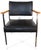 Mid-Century Modern 1970s Vintage Cole / Litton Restored Chrome & Vinyl Office Arm Chair For Sale - Image 3 of 18