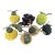 Beaded Vintage Decorative Fruit Lot Set of 7 For Sale