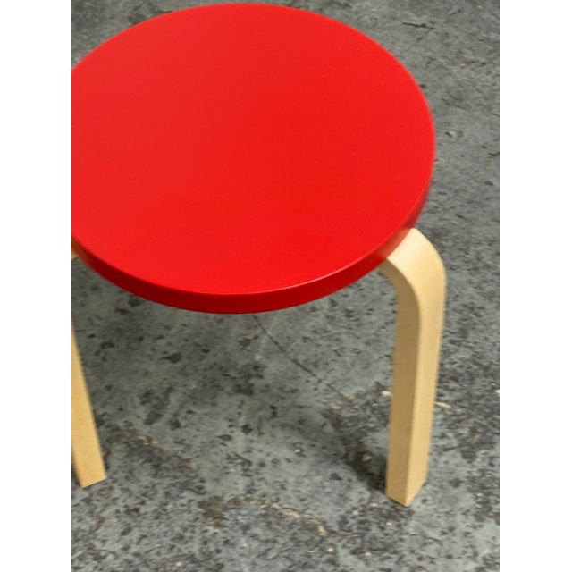 Alvar Aalto for Artek Stool, Model 60 For Sale - Image 9 of 12