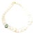 1980s Tiffany & Co. Angela Cummings Yellow Gold Mother of Pearl Malachite Inlaid Necklace For Sale