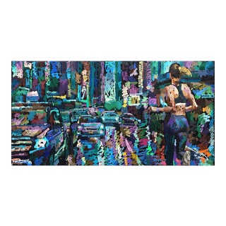 Chinese Contemporary Art by Zhao De-Wei, Urban Landscape Series after the Rain, 2020 For Sale