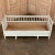 19th Century Swedish Neoclassical Painted Bench ~ Trunk For Sale - Image 9 of 17