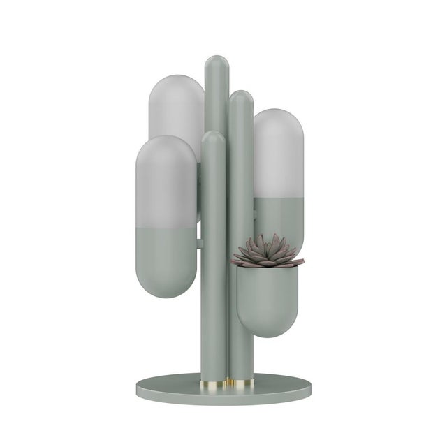 Cactus Table Lamp by Creativemary For Sale - Image 14 of 16