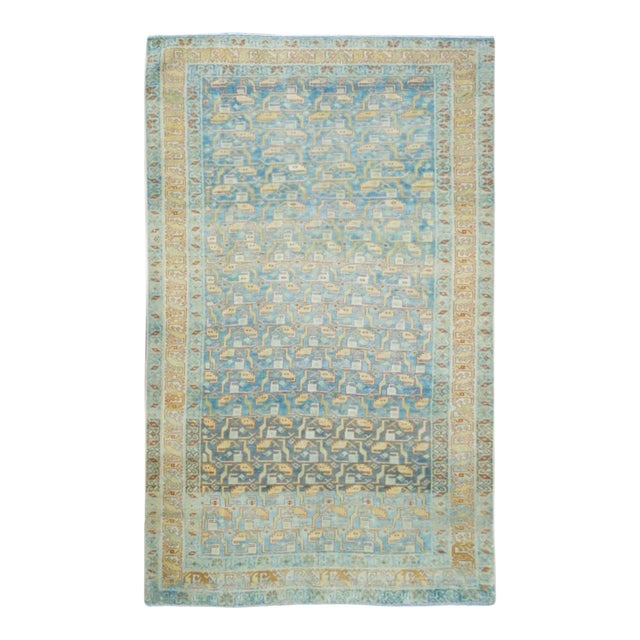 Antique Malayer Rug 5'3'' x 8'11'' For Sale