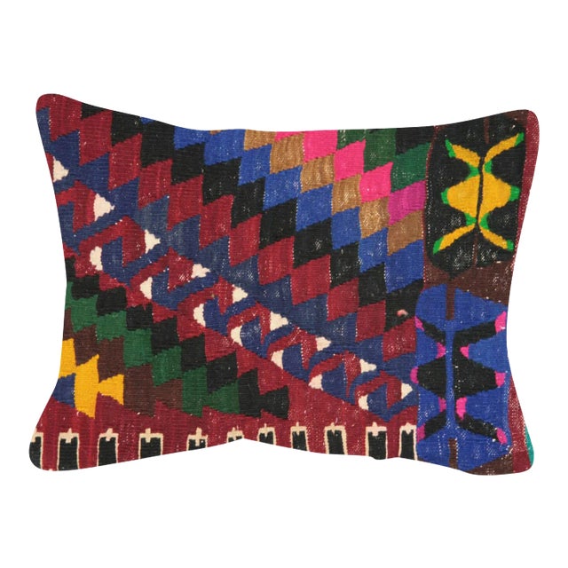 1960s Turkish Kilim Pillow For Sale