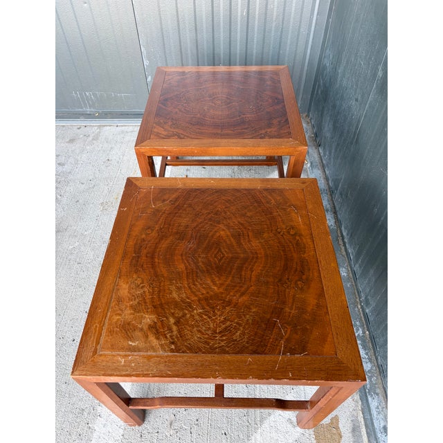 Elevate your living space with this elegant pair of vintage Chapak Modern end tables, crafted in the 1960s–1970s. These...