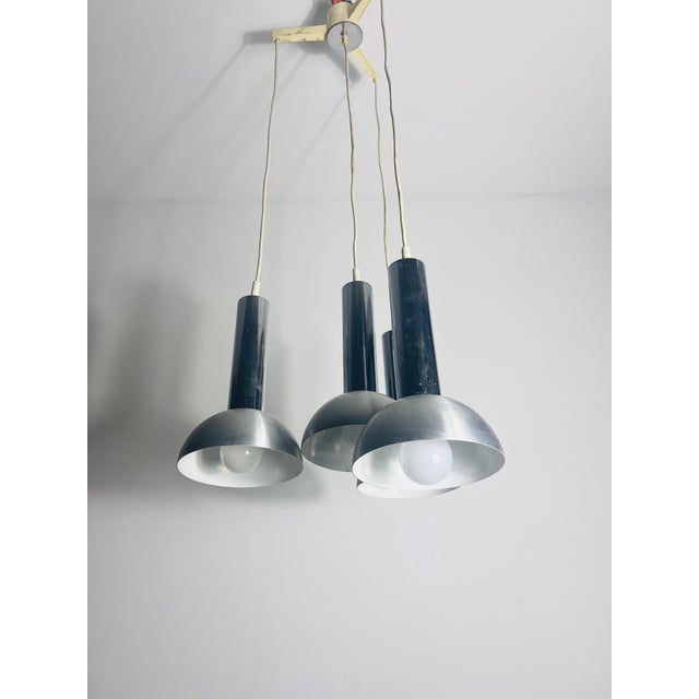 Metal Space Age Cascade Pendant Lamp, Germany, 1970s For Sale - Image 7 of 10
