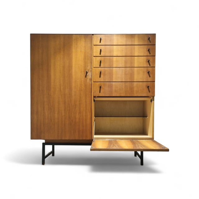 Black VSJ-125 Salon Cabinet by Kurt Gunther & Horst Brechtmann for Fristho, 1960 For Sale - Image 8 of 18