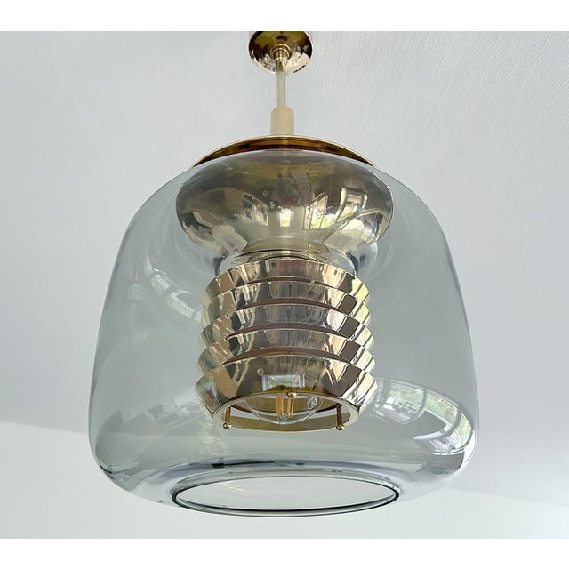 Vintage Glass Pendant Light from Erco, 1970s For Sale - Image 14 of 14