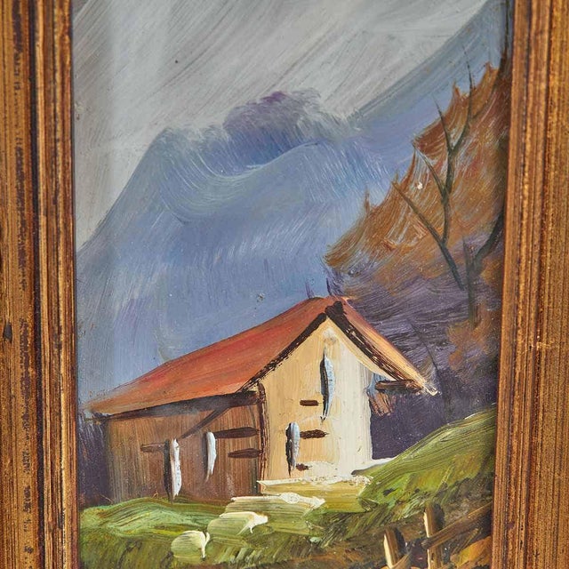 Rizzo, Landscape Painting, 2000s, Board, Framed For Sale - Image 3 of 5