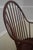 Brown Dr Dimes Crackle Painted Finish Windsor Armchair For Sale - Image 8 of 18