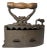 Antique Cast Iron Charcoal Iron: Grotesque Devil Head, 19th Century For Sale