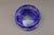 Mid 20th Century Czech Bohemian Cobalt Blue Cut to Clear Crystal Round Centerpiece Bowl For Sale In Miami - Image 6 of 7