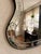 Antique Venetian Style Etched Floral Mirror With Ornate Scrolled Crest For Sale - Image 4 of 4