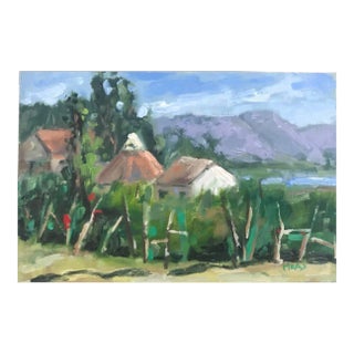 Quiet Places & Journeys — Constance’s Farm (Original Plein Air Oil Landscape) For Sale