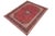 Shabby Chic Persian Kashan Red/Purple Wool Rug - 9'8'' X 13'9'' For Sale - Image 9 of 10