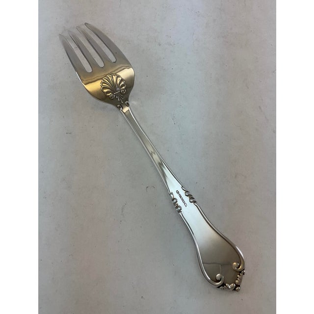 1980s Silver Serving Fork, Chesterfield For Sale In New York - Image 6 of 12