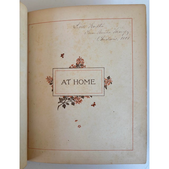 At Home 1881 Marcus Ward & Co London Belfast J. G• Sowerby & Thos • Crane For Sale In Charleston - Image 6 of 12