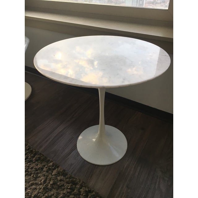 Modern Round Marble Side Table Chairish