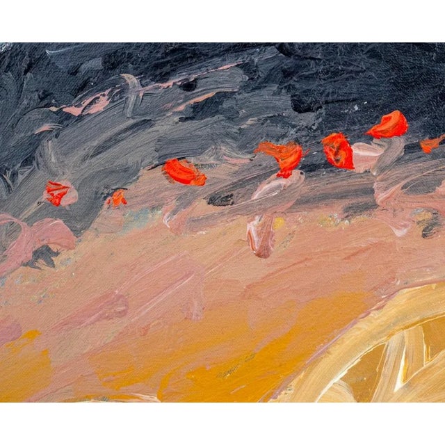 Mid 20th Century Elfi Schuselka "Fall" Abstract Oil on Canvas For Sale - Image 5 of 12