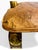 Vintage Mid-Century Egyptian Camel Saddle Stool in Leather and Brass For Sale - Image 9 of 15
