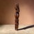 1960s Monumental 51” Hand-Carved Solid Wood African Fertility Figure Sculpture For Sale In West Palm - Image 6 of 8