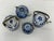 Design Plus Gallery presents a Set of Four Teapots of Blue & White Porcelain from China. The seat has traditional...