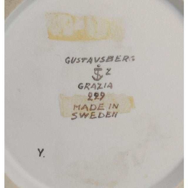 Ceramic Large Swedish Grazia Ceramic Vase by Stig Lindberg for Gustavsberg For Sale - Image 7 of 8