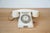 White Vintage Industrial Bakelite Rotary Phone from Ericsson, 1950s For Sale - Image 8 of 8
