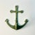 Nautical 1970s Vintage Nautical Coastal Arts & Crafts Cast Iron Anchor Wall Hook For Sale - Image 3 of 9