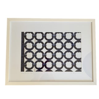 Original Framed and Signed Graphic Photograph “Linked In” For Sale