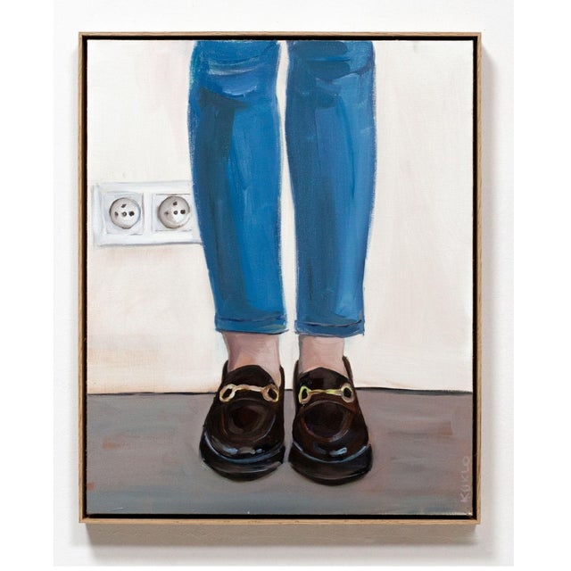 Early 21st Century Justyna Kuklo, Melancholy Iib (Shoues), 2025, Oil on Canvas, Framed For Sale - Image 5 of 6
