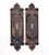 Pair of Victorian Cast Iron Sargent Pocket Door Plates For Sale - Image 4 of 6