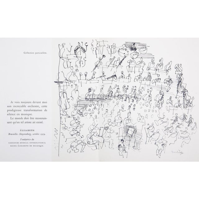Raoul Dufy, The Orchestra, Lithograph For Sale - Image 6 of 6