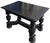 Jacobean Antique 19c Jacobean Ebony Writing Side or Breakfast Table For Sale - Image 3 of 3